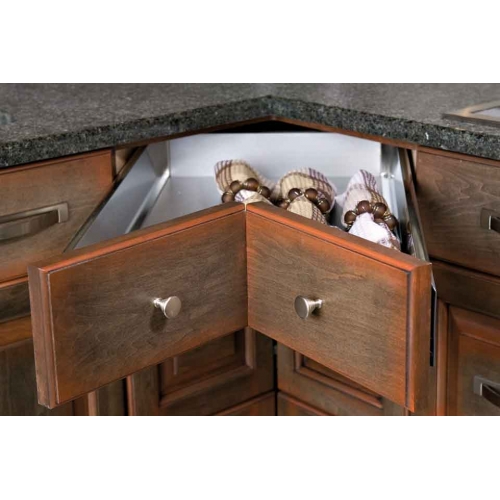 Corner drawer